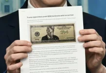 AS Siapkan Desain Uang Kertas 250 Dolar:  Bergambar Wajah Donald Trump