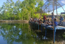 Wing Udara 3 Aktifkan Kembali Kolam Pancing Rajawali Laut Tangguh Samau Biak