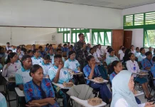 Cetak Agen Edukasi JKN, BPJS Kesehatan Sambangi Mahasiswa Poltekkes Biak