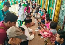 CKG dari Puskesmas Biak Kota,Antusias diikuti Peserta Jalan Sehat Muharram