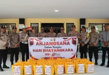 Sambut HUT Bhayangkara ke-80, Polres Biak Numfor Laksanakan Anjangsana
