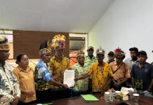 Masyarakat Adat Supfyor Bar-Napa Sampaikan 6 Poin Pembangunan Bandar Antariksa