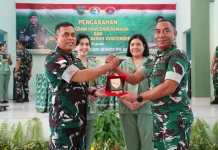 Kunjungi Kodim 1708/BN, Pangdam XVII/Cendrawasih Ingatkan Disiplin