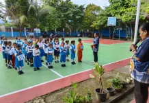 MPLS SD YPPK Santo Yoseph 1 Biak Usung Tema “Ramah, Hebat, dan Ceria” Sambut 38 Siswa Baru