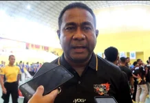 Kejuaraan Voli Kapolda Cup di Biak, Polresta Jayapura Kota Targetkan Juara Pertama