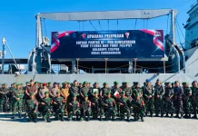 Pangdam XVII/Cenderawasih Lepas 900 Prajurit Satgas Pamtas RI-PNG