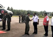 Uji Coba Pendaratan Perdana CN-235 di Bandara Numfor, Berjalan Mulus