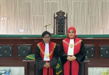 Rini Andriany Sigalingging Resmi Jabat Wakil Ketua Pengadilan Negeri Biak
