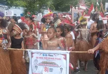 Parade Budaya Nusantara, Wajah Keberagaman di Biak Numfor Sambut HUT RI Ke-81