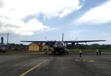 HUT ke-81 RI di Pulau Numfor, Hadirkan Pesawat CN-235 hingga Kapal Perang