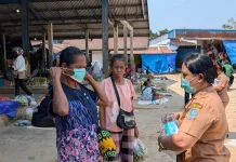 Kabut Asap Karhutla di Biak Numfor ,Dinas Kesehatan Imbau Warga Gunakan Masker