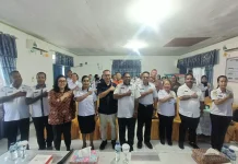 DP3AKB Biak Numfor Melaksanakan Pembinaan Gerakan Orang Tua Asuh Cegah Stunting