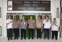 Tim Ombudsman RI Perwakilan Papua Kunjungi Polres Biak Numfor