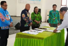 Bupati Biak Lantik 634 P3K, CPNS Diminta Bersabar