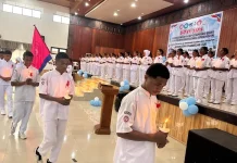 Siswa Kelas XII SMKS Kesehatan dan Pekerjaan Sosial Biak Numfor Ikut Prakerin