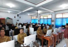 ASN Biak Numfor Ikuti Profiling dan Ujian Dinas Berbasis CAT