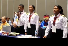 Krenova Tingka SMA, Sekolah Rakyat Biak Tampilkan Pewarna Alami Dari Pinang
