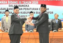Bupati Biak Numfor :APBD Perubahan 2026 Capai Rp1,44 Triliun