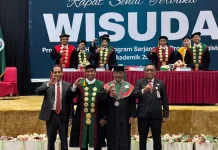 Wisuda Angkatan Pertama INCITA Biak: Wabup Jimmy Kapissa Terpilih Jadi Ketua IKA