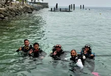 Satrad 301 Tanjung Barari Latihan ScubEx di Pantai Nirmala, Dukung Wisata Bahari