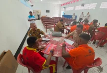 Lapas kelas II B Biak Gandeng SKB Gelar Kejar Paket bagi Warga Binaan