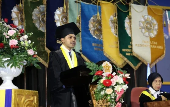 Lulusan Asal Papua Wakili Wisudawan UGM, Tekankan Prinsip Belajar, Berusaha, Berdoa