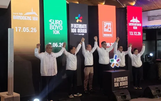 Perdana di Indonesia, Ada Lomba Lari Berseri di 4 Kota Besar