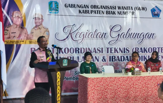 Pesan Wabup Biak pada Rapat Koordinasi Teknis GOW