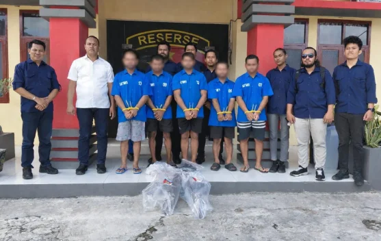 Polres Biak Limpahkan Lima Tersangka Kasus Pembuhunan ke Kejaksaan