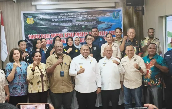 Disnakerkop UKM  Papua Gelar Sosialisasi K3 di Biak