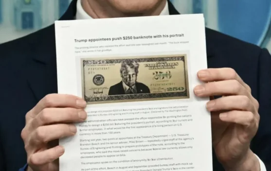 AS Siapkan Desain Uang Kertas 250 Dolar:  Bergambar Wajah Donald Trump
