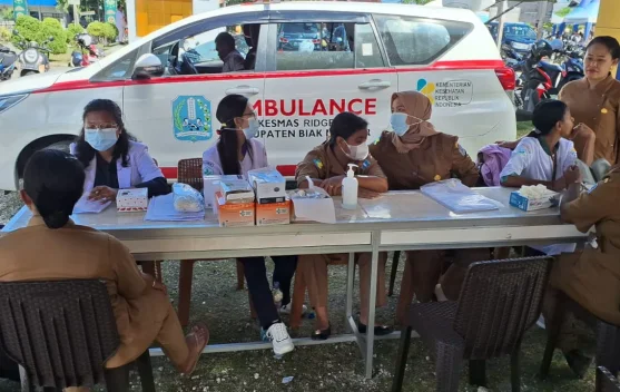 Dinas Kesehatan Biak Numfor Lakukan Cek Kesehatan Gratis Bagi ASN