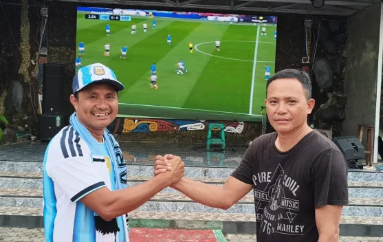 Videotron Raksasa BBC Biak Gratiskan Nobar Piala Dunia