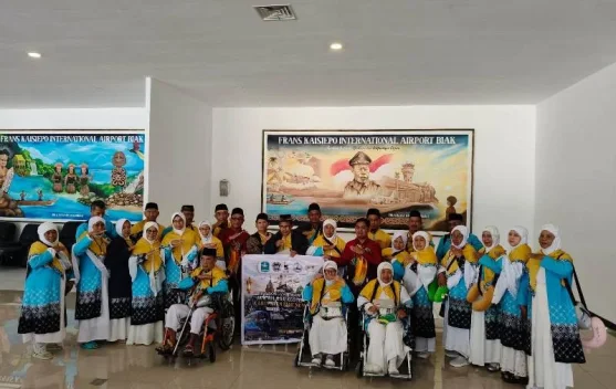 Jemaah Haji Kabupaten Biak Numfor dijadwalkan Tiba Biak pada 24 Juni 2026