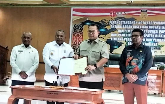 Mou Perencanaan dan Pembangunan Bandar Antariksa di Biak,Wujud Komitmen Bersama