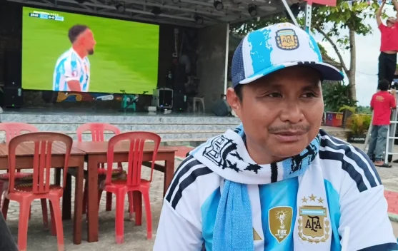 Fans Argentina Biak Setia Dukung Messi di Piala -Dunia