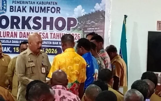 Pemkab Biak Gelar Workshop Pengelolaan Dana Desa 2026
