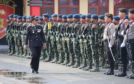Upacara HUT Bhayangkara Polres Biak, 80 Tahun Mengabdi Polri untuk Masyarakat