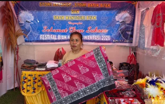 Batik Khas Biak Ditengah Kemeriahan FBMW 2026