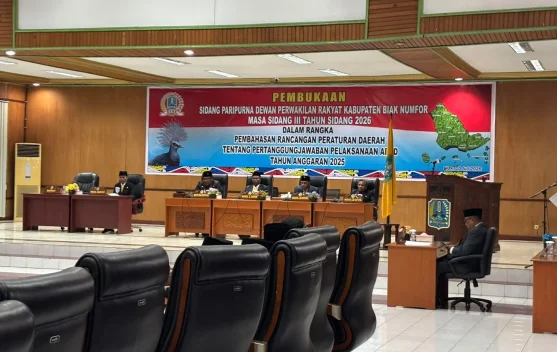 DPRK Biak Numfor Bahas Raperda Pertanggungjawaban APBD 2025