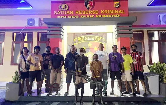 Curi Kabel Bandara Frans Kaisiepo, Dua Pemuda Dibekuk Tim Mambri Polres Biak Numfor