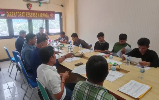 Sat Narkoba Polres Biak Laksanakan Gelar Perkara Kasus Narkotika di Polda Papua