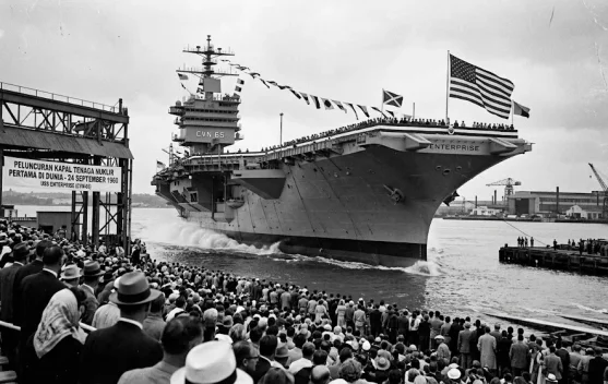 Tanggal 24 September 1960: Peluncuran Kapal Tenaga Nuklir Pertama di Dunia