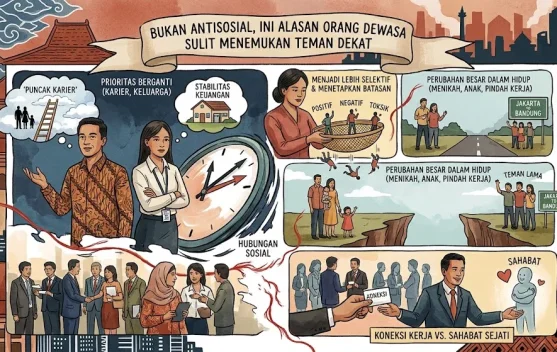 Bukan Antisosial: Ini Alasan Orang Dewasa Sulit Menemukan Teman Dekat
