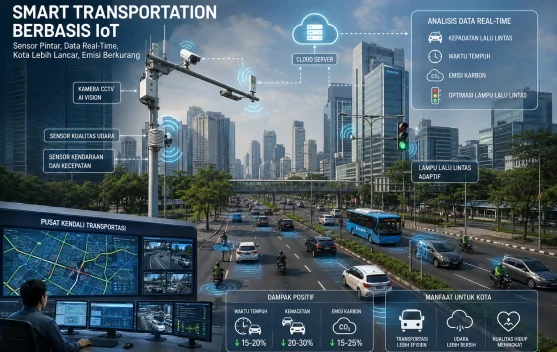 Jalan Raya Kini "Bicara": Sensor IoT Buru Kemacetan dan Emisi, tapi siapa pegang Datamu?