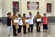 SRMA 41 Biak, Pertama Kalinya Serahkan Hasil Pembelajaran Semester Genap