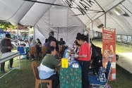 Pengunjung FBMW  Antusias Ikut Cek Kesehatan Gratis
