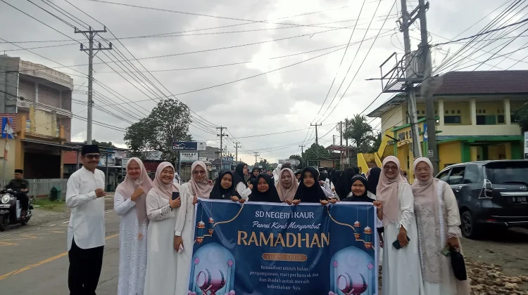 SDN 1 Kaur Gelar Pawai Ramadhan