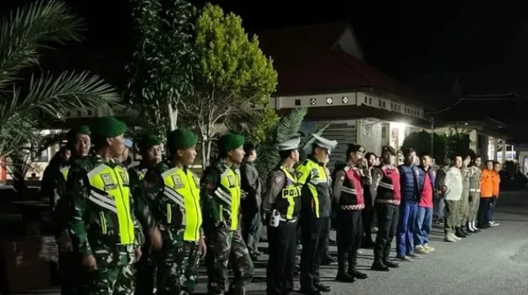 Danramil Kaur Selatan dan Anggota Ikut Patroli Gabungan