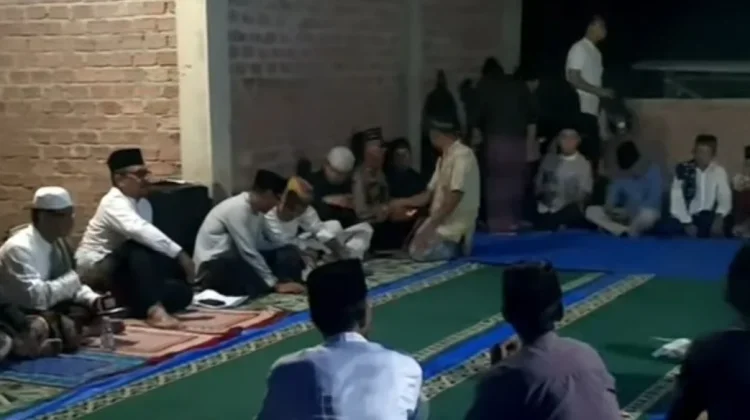 Tim Pemkab BS Safri di Masjid Taqwa Lubuk Tapi